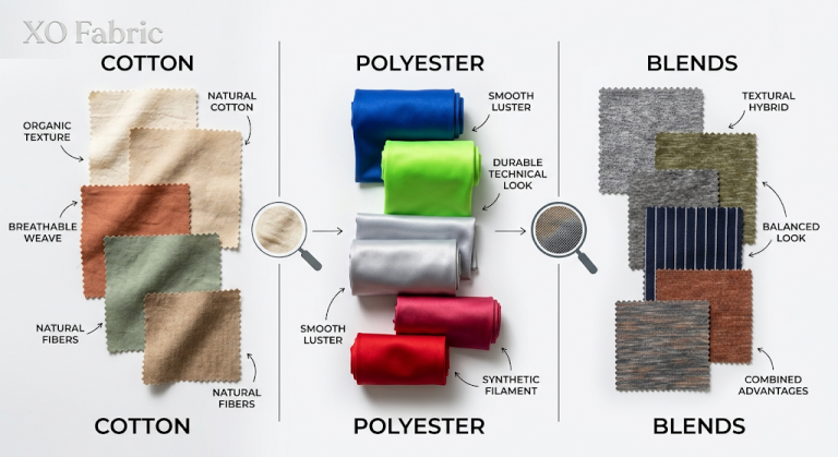 Cotton Vs. Polyester Vs. Blends
