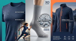 Functional Fabrics Moisture Wicking Antibacterial Thermal