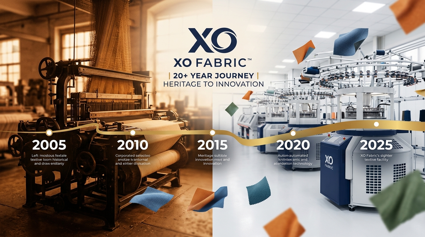 XO Fabric Story from Weave to Flock Since