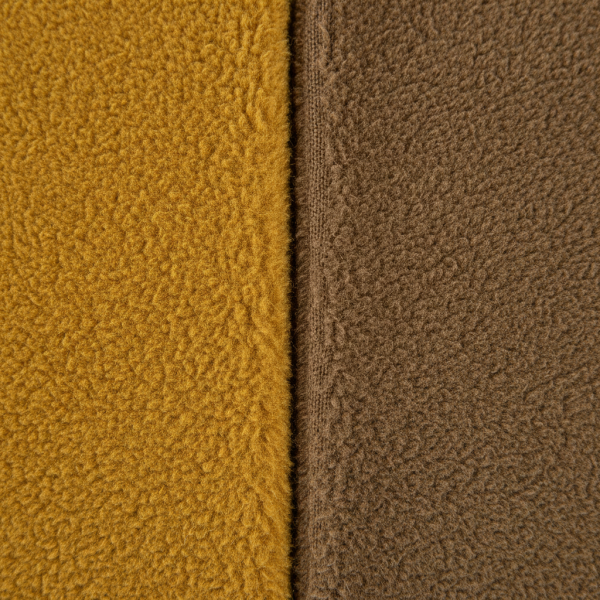 Xofabric Metallic Gold Fleece Compare
