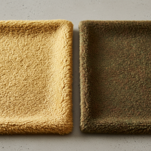 Xofabric Metallic Gold Fleece Twist