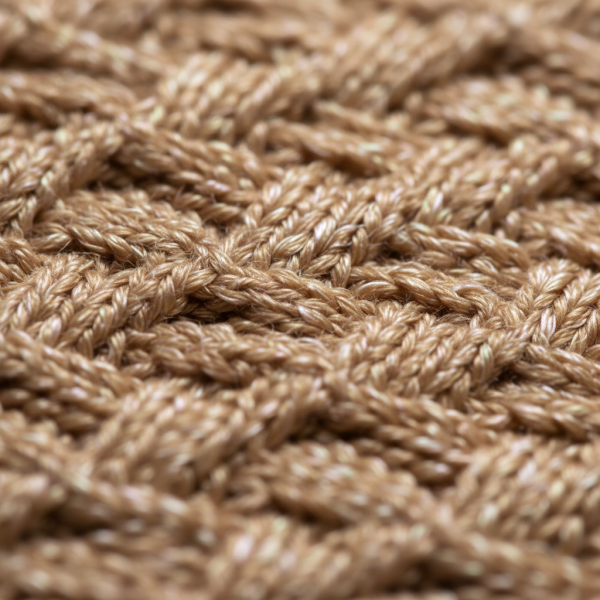 Xofabric Pu Leather Substitute Knit Texture
