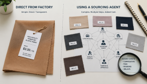 Fabric Sourcing Agent vs Direct