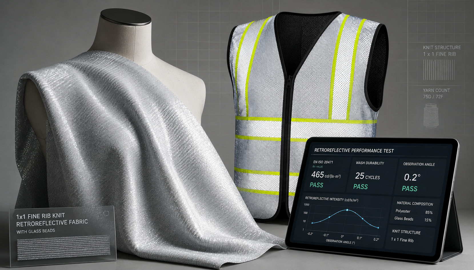Reflective Knit Fabric Performance